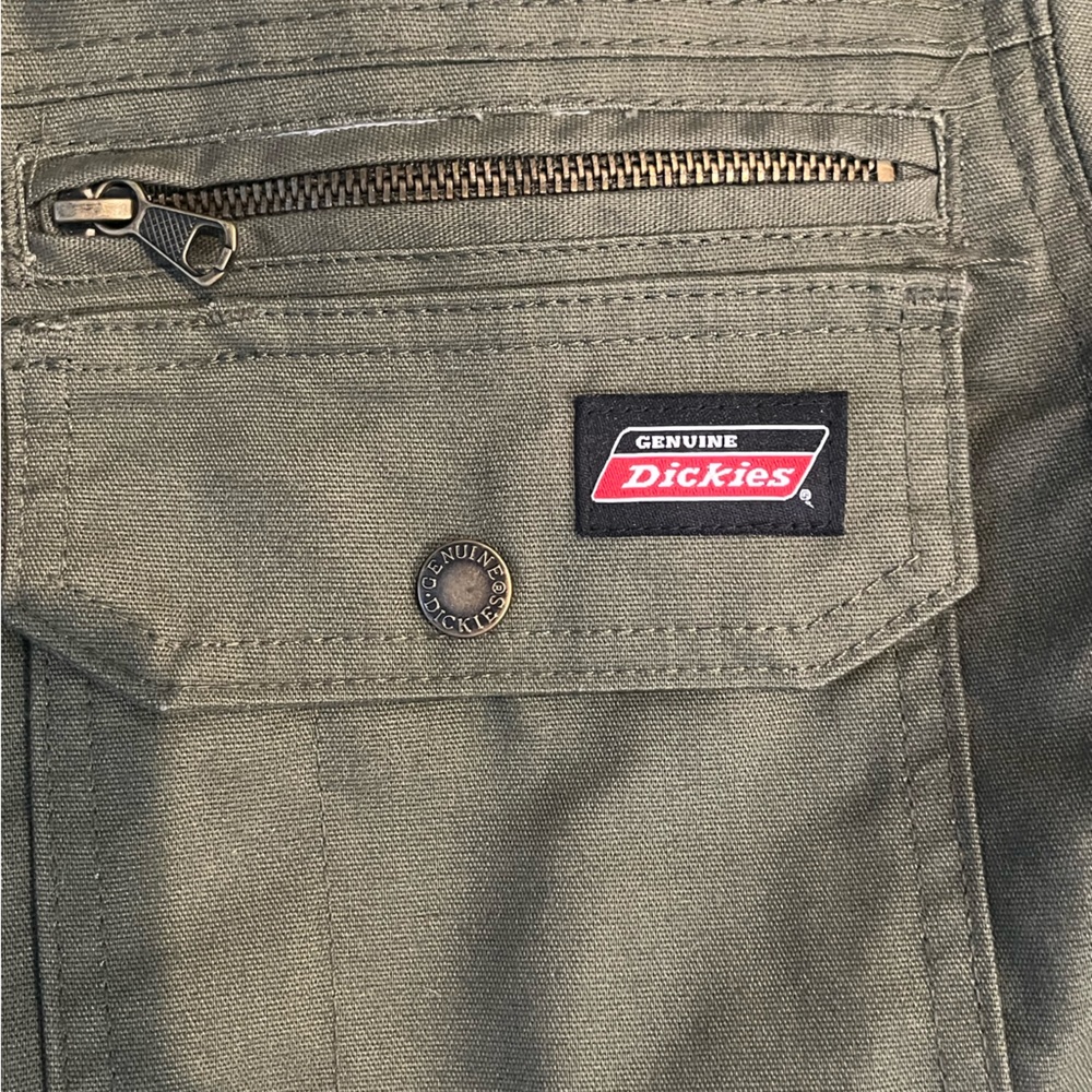 Dickies green jacket with hood